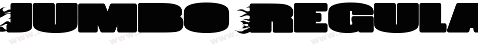 Jumbo Regular字体转换
